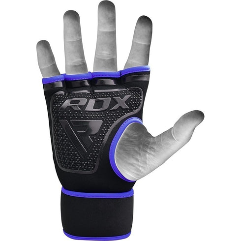 RDX X8 INNER HAND GLOVES WITH WRIST STRAP/Blu-6